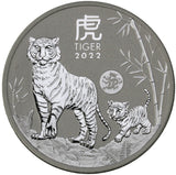 1 oz - 2022 - Lunar Year of the Tiger - Fine Silver