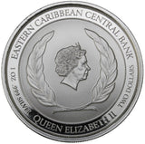1 oz - 2019 - St. Kitts & Nevis - Fine Silver