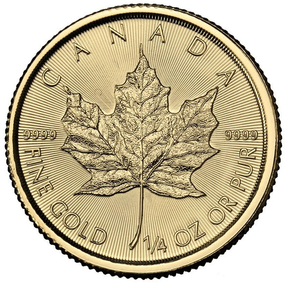 1/4 oz - 2022 Gold Maple Leaf<br> (discount available)