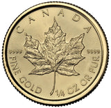1/4 oz - Random Year - Maple Leaf<br> (discount available)
