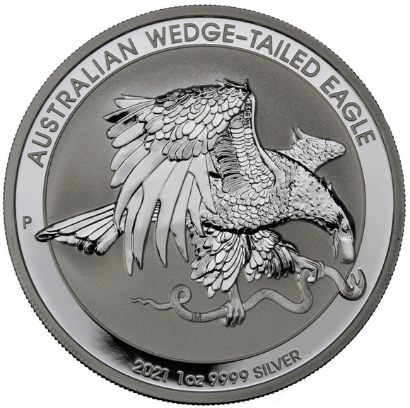 1 oz - 2021 - Australian Wedge-Tailed Eagle - Fine Silver