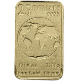 1/10 oz - 2016 - 25 Dollars - Fine Gold