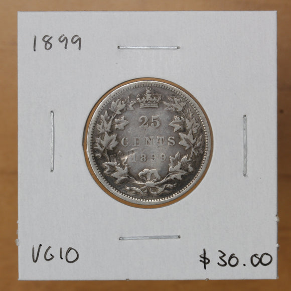 1899 - Canada - 25c - VG10 - retail $30