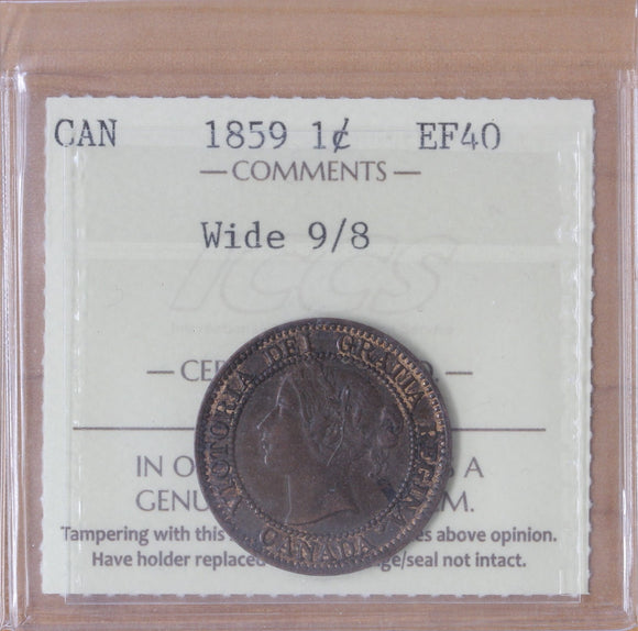 Coins and Canada - 1 cent 1859 - Proof, Proof-like, Specimen, Brilliant  uncirculated