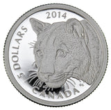 2014 - Canada - $5 - Cougar - Platinum