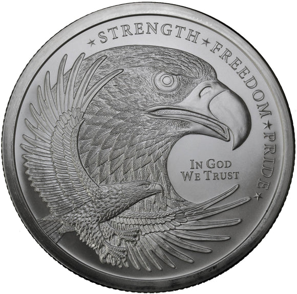 5 oz - Eagle Round - Fine Silver