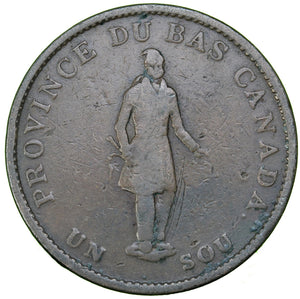 1837 - Lower Canada - Half Penny