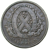 1837 - Lower Canada - Half Penny