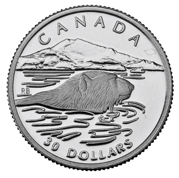 1990 - Canada - $30 - Polar Bear - Platinum