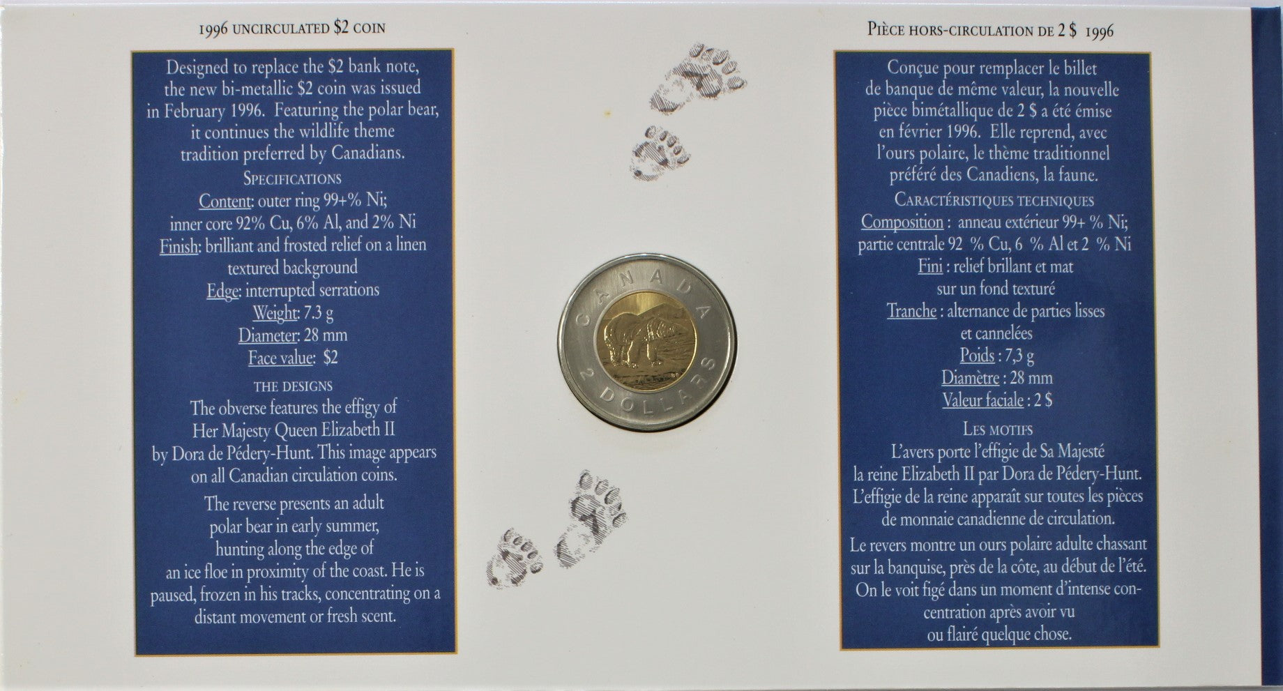 1996 Canada Coin and Bank Note Set MK Coins