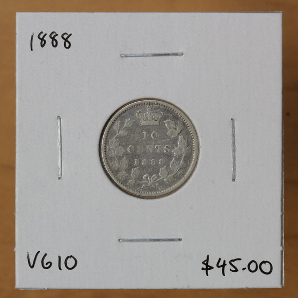 1888 - Canada - 10c - VG10 - retail $45