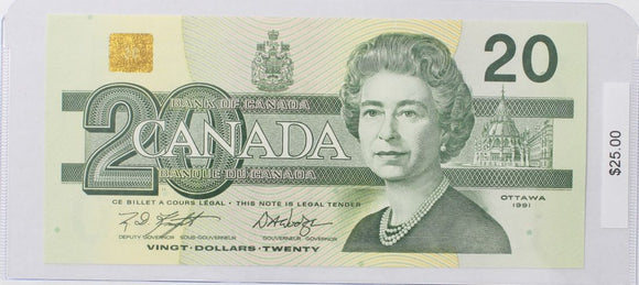 1991 - Canada - 20 Dollars - Knight / Dodge - EYB4252464