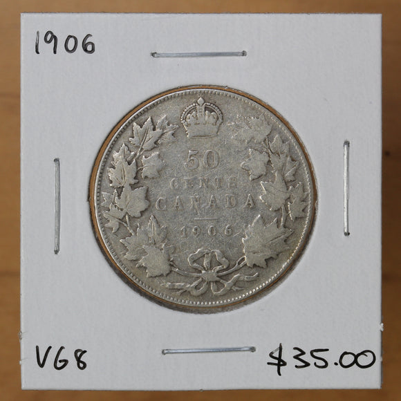 1906 - Canada - 50c - VG8 - retail $35