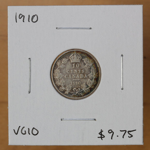 1910 - Canada - 10c - VG10 - retail $9.75