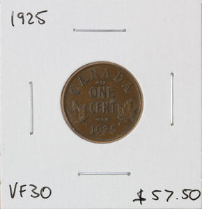 1925 - Canada - 1c - VF30 - retail $57.50