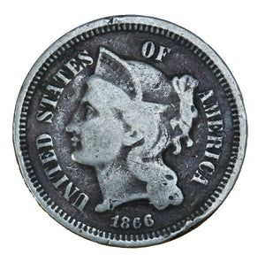 1866 - USA - 3c - VG8 - retail $23
