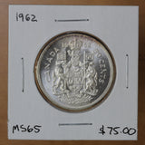 1962 - Canada - 50c - MS65 - retail $75
