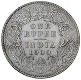 1900 C - India (British) - 1 Rupee - Incuse Type C Bust - EF40
