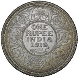1919 (b) - India (British) - 1 Rupee - MS63 - retail $50