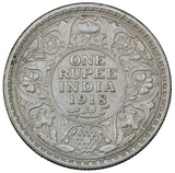 1918 (c) - India (British) - 1 Rupee - VF20 - retail $38