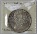 1967 - Canada - $1 - MS65 ICCS - retail $160