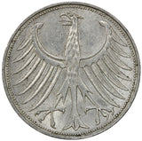 1963 D - Germany - 5 Mark - retail $48.50