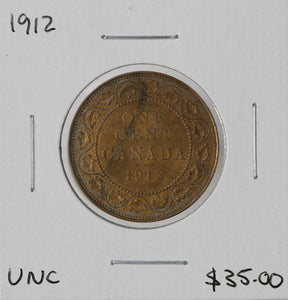 1912 - Canada - 1c - UNC - retail $35