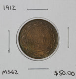 1912 - Canada - 1c - MS62 - retail $50