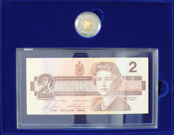 1996 - Canada - Proof Toonie & BRX Replacement Note Set