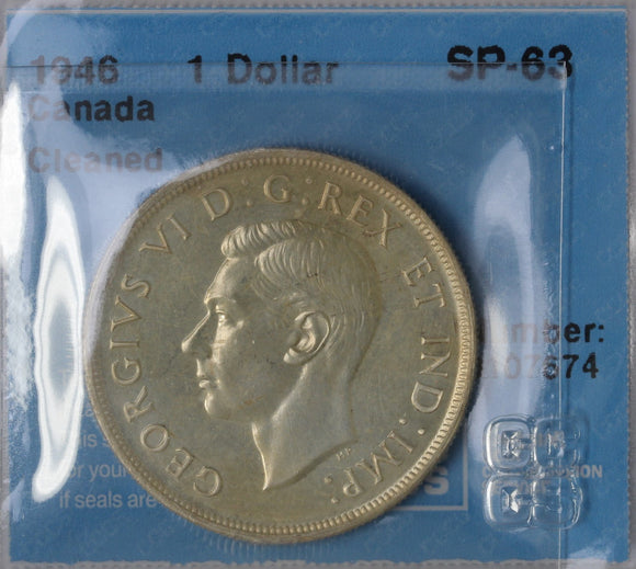 1946 - Canada - $1 - SP63 CCCS - retail $1500