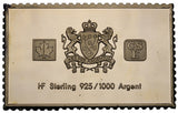 Silver Stamp Bar - Canada Postage 1933 Royal William - Ag925