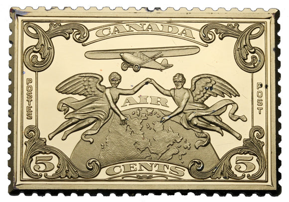 Silver Stamp Bar - Canada Postage Air - Ag925