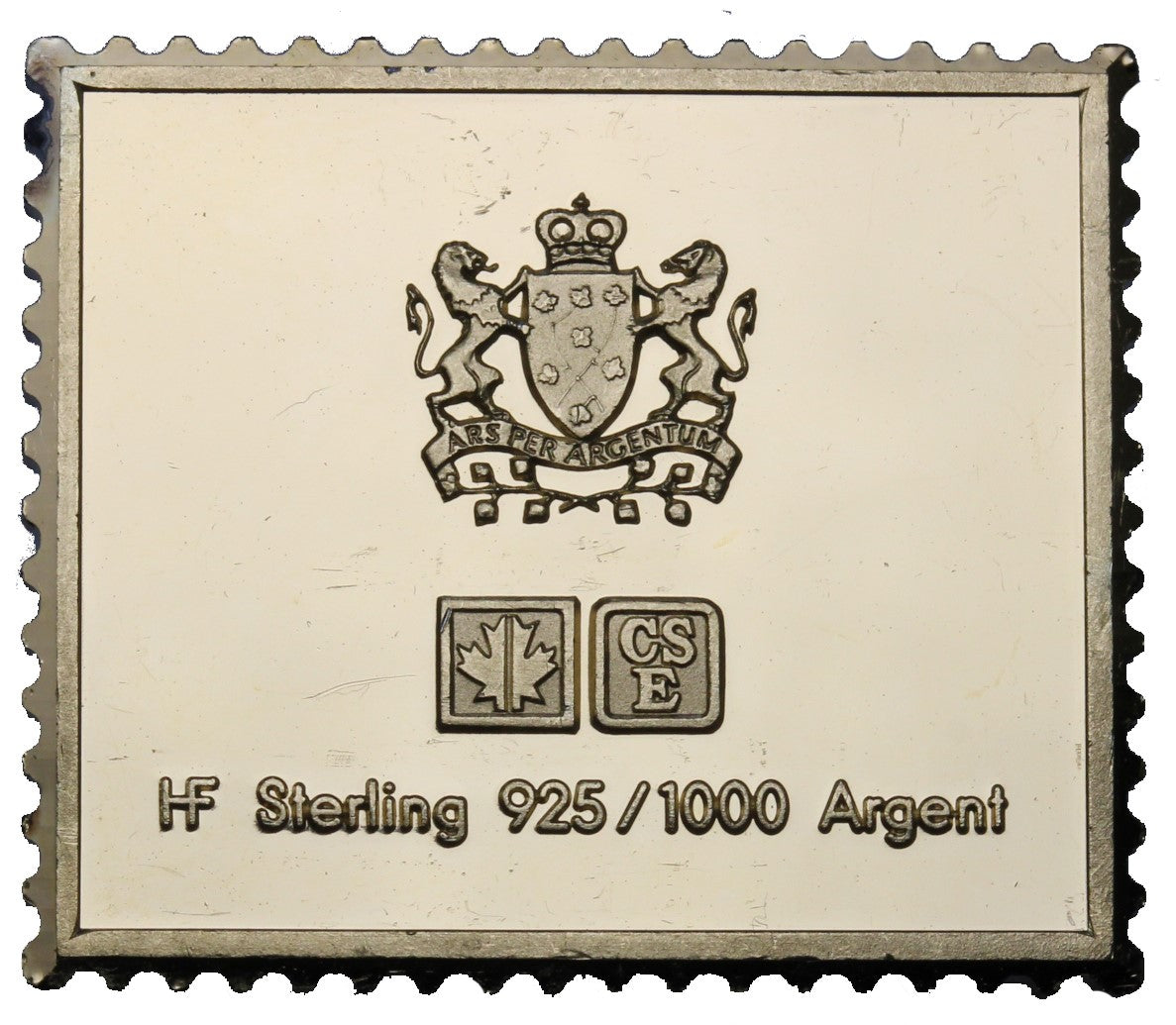 Silver Stamp Bar Canada New Brunswick Postage Ag925 MK Coins