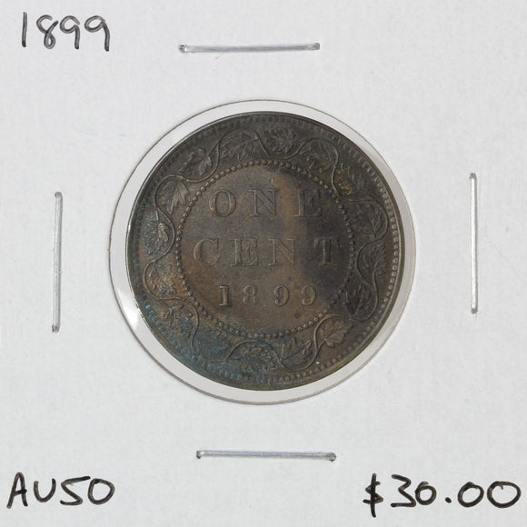 1899 - Canada - 1c - AU50 - retail $30