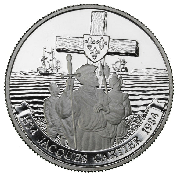1984 - Canada - $1 - 450th Anniversary of Jacques Cartier Landing - Proof