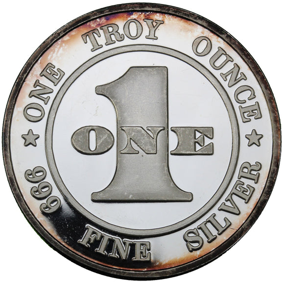 1 oz - Round - One Troy Ounce - Fine Silver