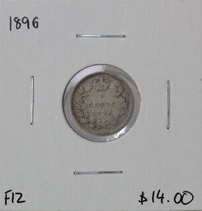 1896 - Canada - 5c - F12 - retail $14