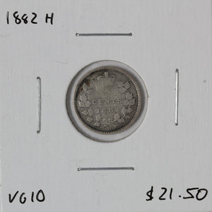 1882 H - Canada - 5c - VG10
