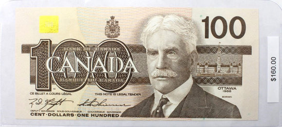 1988 - Canada - 100 Dollars - Knight / Thiessen - BJL0081481
