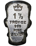 1 1/2 oz - Monarch Precious Metals - Frankenstein - Fine Silver Bar