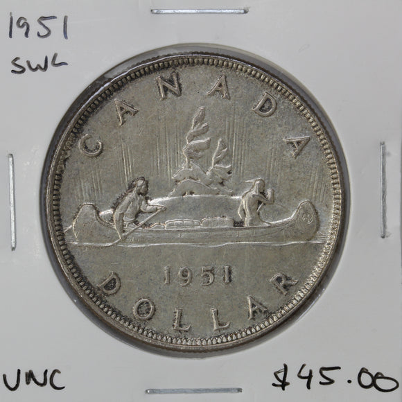 1951 - Canada - $1 - SWL - UNC - retail $45