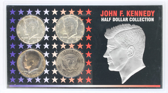 USA - 4 Coin Set - John F. Kennedy Half Dollar Collection