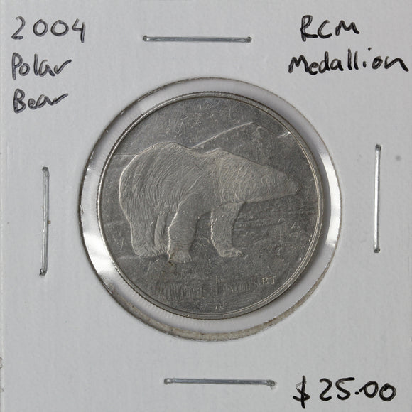 2004 Polar Bear - Royal Canadian Mint - Medallion - retail $25