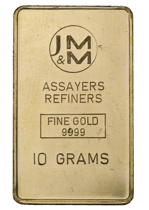 10 gram - Johnson Matthey - Fine Gold