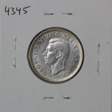 1943 - Canada - 25c - AU50 - retail $14