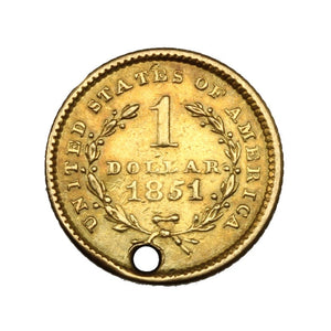1851 - USA - 1 Dollar