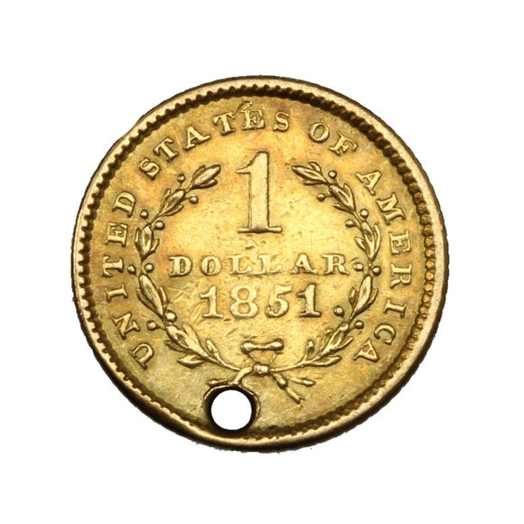 1851 - USA - 1 Dollar
