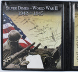 USA - 4 Coin Set - Silver Dimes of World War II