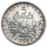 1964 - France - 5 Francs - MS65