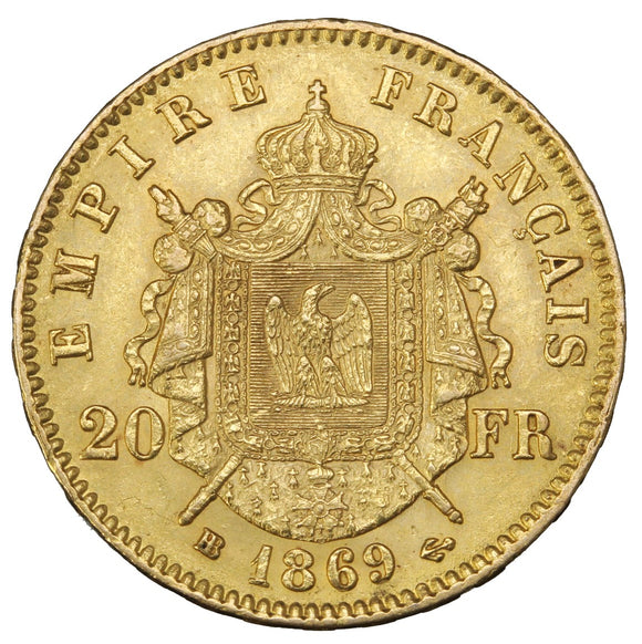 1869 - France - 20 Francs